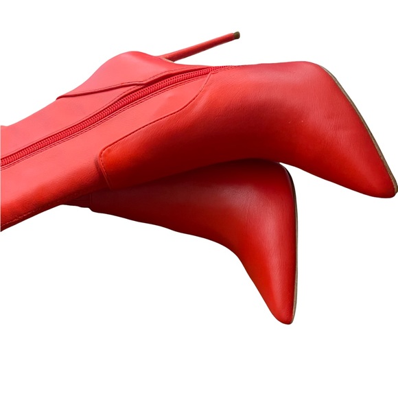 💗Steve Madden Vava Red Paris Boots - Picture 6 of 7